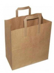 kraft shopping paper bag