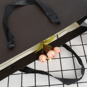 black paper bag