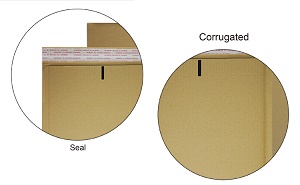 corrugated paper bag